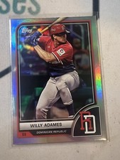 2023 Topps World Baseball Classic WILLY ADAMES Silver Rainbow Foil Base WBC