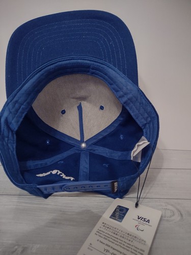 Tokyo 2020 Paralympic Games Visa Snapback Hat w/ Tag Navy Blue Adjustable - Picture 11 of 12