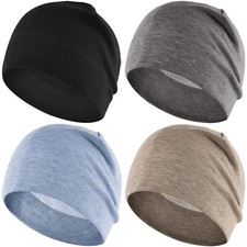 Winter Warm Fleece Hat Watch Cap Windproof Chunky Skull Cap Beanie for Men Women