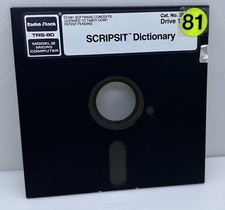TRS-80 SCRIPSIT Dictionary Model III Micro Computer Software 5.25" Floppy 1981