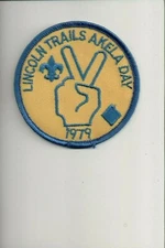 1979 Lincoln Trails Akela Day patch
