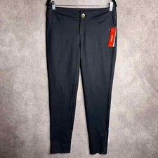 Elle Womens Pants Size 8 Blue Dark Wash Low Rise Pockets Ankle NEW