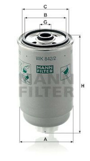 MANN-FILTER Kraftstofffilter FüR Land Rover Range Rover I Ii Iveco Daily I Ii-image