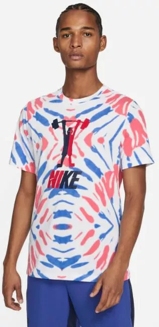 Nike Dri-fit Cotton T-Shirt Tie-Dye DA1794 Weightlifter Crossfit Mens Size L | eBay