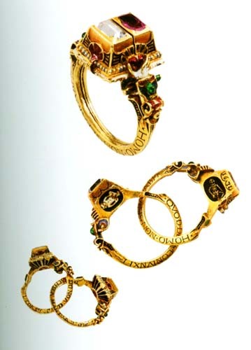 Ancient Rings Jewelry 200-1900AD Roman Baroque Gothic