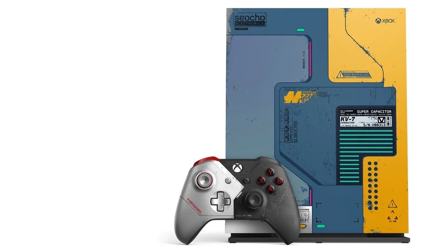 Microsoft Xbox One X Cyberpunk 2077 Limited Edition Console Bundle