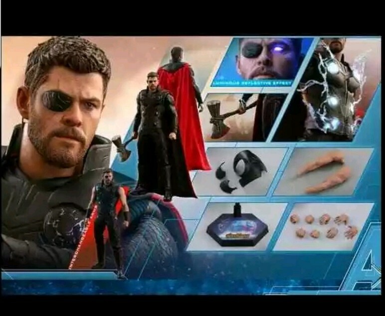 US) Hot Toys 1/6 Marvel Avengers Infinity War MMS474 Thor 12