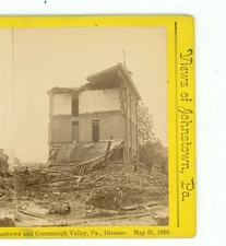 B4779 Webster & Albee 1037, Sisters Of Charity Building, Johnstown Flood, PA D