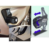 Gilles Sturzpads BMW S1000RR K10 2015- Schwarz S1000RR K10