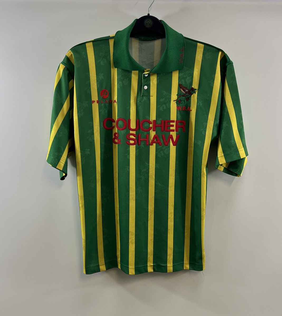 West Bromwich Albion Away Football Shirt 1993/94 Adults Small Pelada C768
