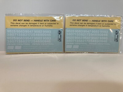 Herald King Decals Penn Central PC Diesel Switcher 2 SETS HO NEW