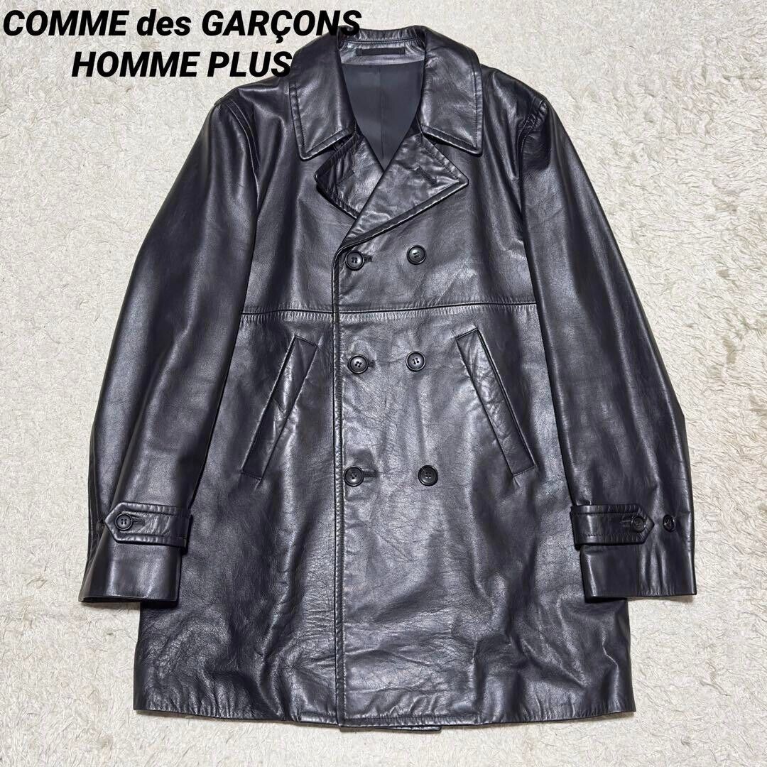 Comme Des Garcons HOMME PLUS Leather Jacket Coat Coat Japan Comme Des Garcons HOMME PLUS Leather Jacket Coat Coat Japan