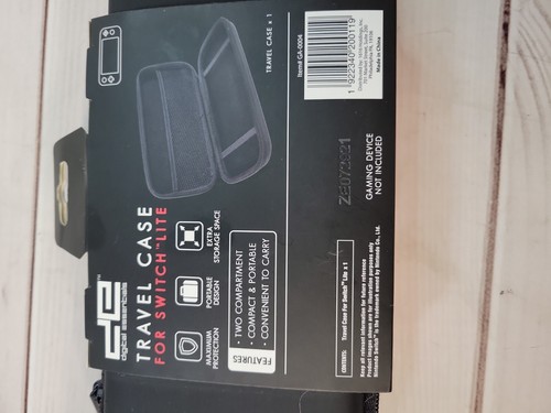 DE Digital Essentials Black Travel Carrying Case for Nintendo Switch Lite - Picture 3 of 6