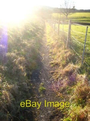 Foto 6x4 Spaziergang bei Sonnenuntergang Quartley Ein Pfad außerhalb von Shillingford während s c2012
