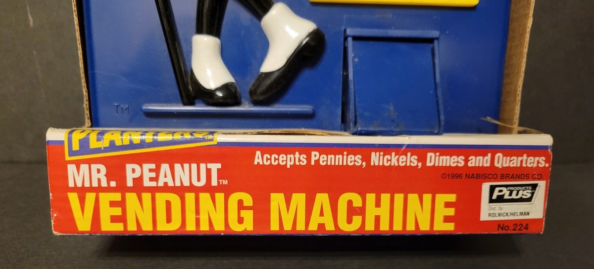 Vintage Tarco Planters Mr Peanut Peanut Vending Machine Toys NEW