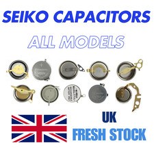 Seiko Capacitor ALL MODEL Rechargeable Solar Watch Battery Kinetic New Batteries