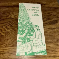Merry Christmas with Safety Pamphlet- Consumer Product Safety Commission 1985