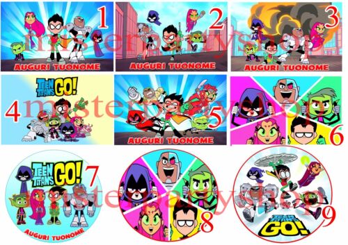 Weld - Teen Titans Go Cake Host A4 or A3 Size! Also round  - Picture 1 of 1