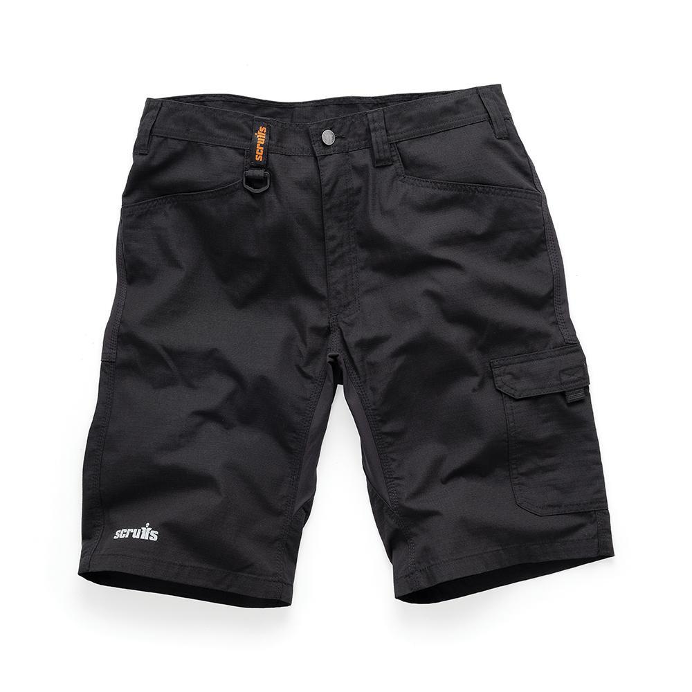 Scruffs Shorts „trade Flex“, Schwarz Größe 48