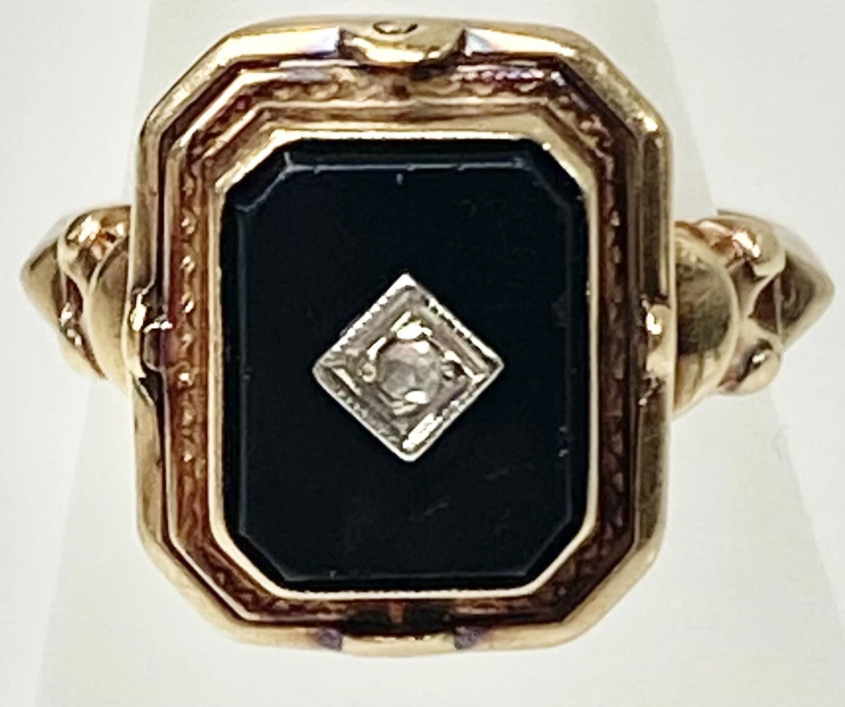 Cameo onyx shop flip ring