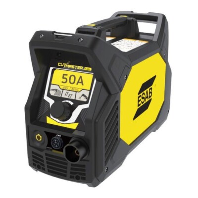 ESAB Cutmaster 50+ Plasmaschneidgerät mit SL60 75°-Plasmabrenner und Zubehör