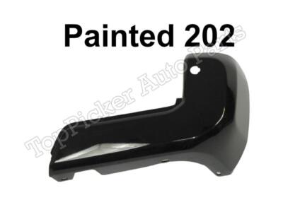 Painted 202 Black Rear Bumper End W/ Sensor Hole Rh For TOYOTA TACOMA 2016-2023