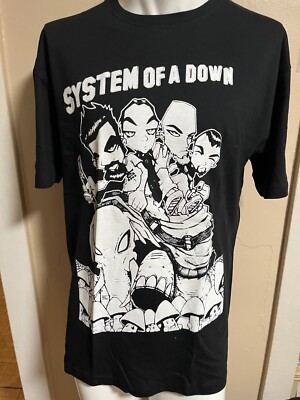 SYSTEM OF A DOWN T SHIRT  Color BLACK   Size XL