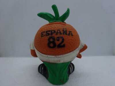 1982 FIFA World Cup Football Soccer SPAIN MASCOT NARANJITO Piggy