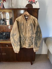 Urban Outfitters Standard Cloth Tie Dye Tech Bomber Jacket Brown Large L