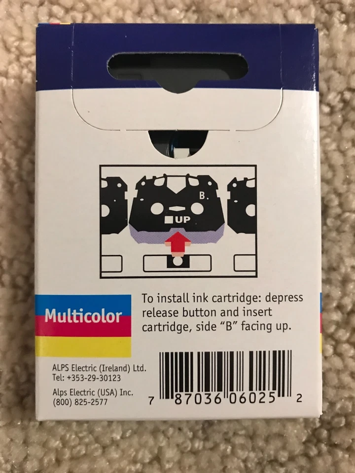 Alps Multicolor Printer Ink Cartridge MD Series P/N 106025-00 - Image 3 of 3