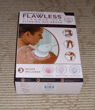 Finishing Touch Flawless Cleanse Spa Spinning Brush Battery Operated New