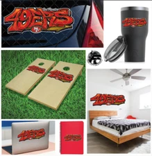 San Francisco 49ers Sticker Decal Graffiti Car Truck Window Wall Laptop Bumper