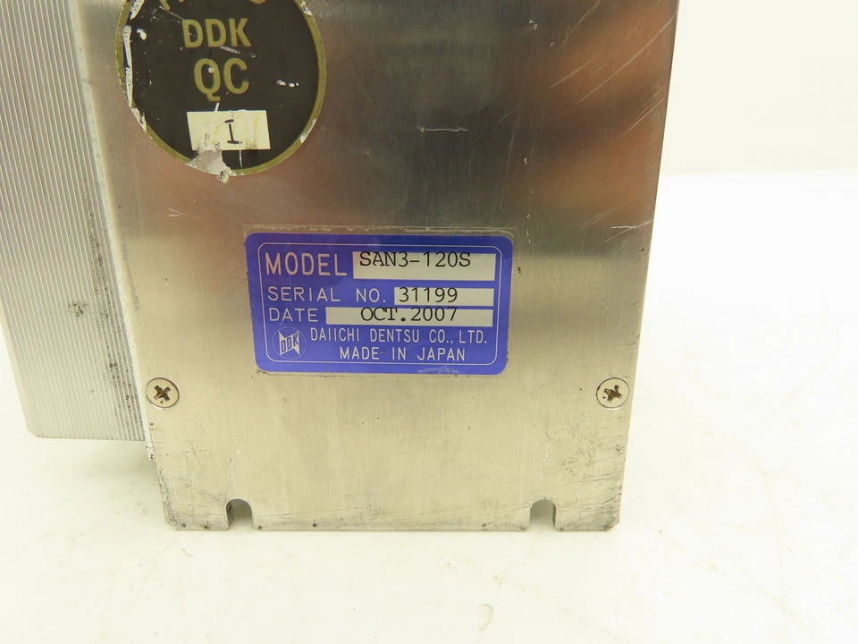 Daiichi Dentsu SAN3-120S DSP1500 Servo Drive Controller AC200-220 1.5/3kW - Image 3 of 4