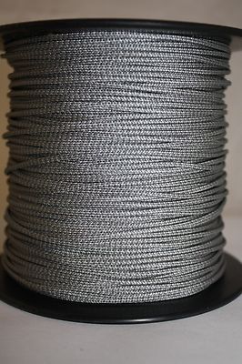 5' BCY Silver & Black Speckled D Loop Material Bow String Bowstring Archery