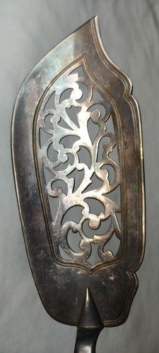 Thomas Prime Silver Magneto Plate Fish Pie Entree Server Vintage England 1800s - Picture 6 of 9