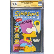 Simpsons Comics and Stories #1__CGC 9.4 SS__Signed by Nancy Cartwright