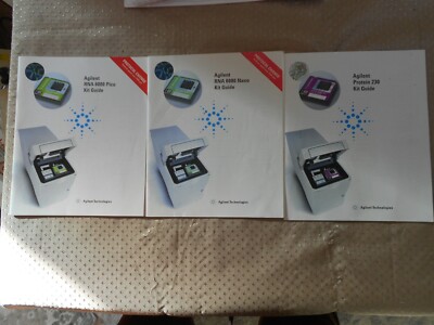 Agilent Kit Guide Books : RNA 6000 Pico, RNA 6000 Nino, & Protein 230 