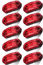 10 Pcs 2" LED Trailer Lights 2 Diode Submersible LED Trailer Side Markers NEW