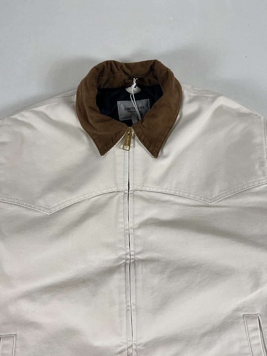 CARHARTT WIP OG SANTA FE JACKET WINTER SALT/HAMILTON BROWN L CARHARTT WIP OG SANTA FE JACKET WINTER SALT/HAMILTON BROWN L