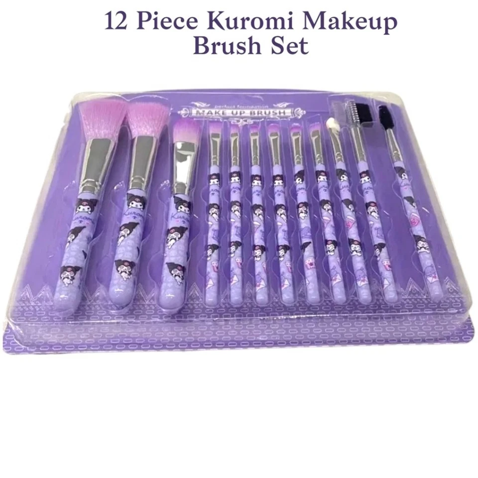 Juego de 12 brochas de maquillaje Sanrio Kuromi Foto 4 de 4
