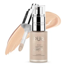 PÜR MINERALS 4-in-1 Love Your Selfie Longwear Foundation & Concealer, Full