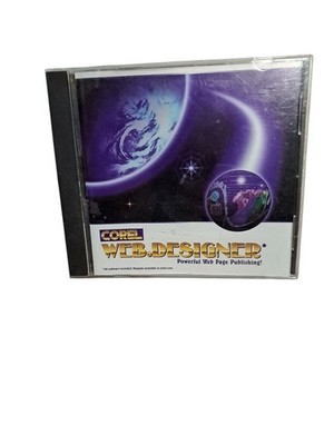 1996 Corel Web Designer - Powerful Web Page Publishing CD Rom