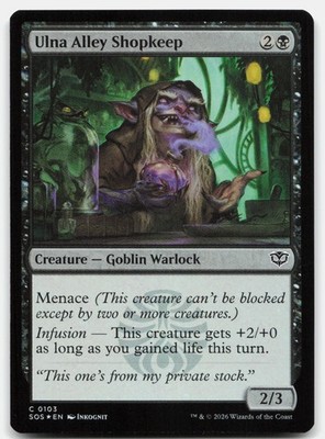 Ulna Alley Shopkeep 103 SOS Magic: The Gathering C Foil NM