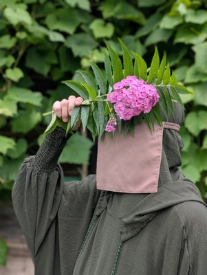 Qualität koreanischer Stoff atmungsaktiv elastisch halber Niqab Schleier Burka weich 7*14 Zoll