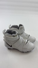 Nike Force Football Cleats Shoes Boys 1.5Y White Black Youth Fastflex Straps