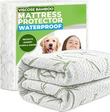 Premium 200 GSM Bamboo/Viscose Waterproof Mattress Protector - GG Home