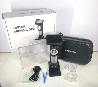 Portable Pocket Microscope Kit Mini Handheld Digital Microscope 500 x 2'' Screen