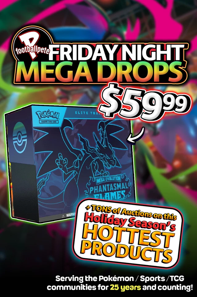 Phantasmal Flames Elite Trainer Box $59.99 Drops