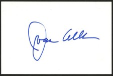 Joan Allen signed autograph 4x6 Cut Actress in And a Nightingale Sang '