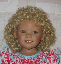 Monique HEATHER Doll Wig SIZE 14/15 BLONDE Various Lengths Loose Curls NWT